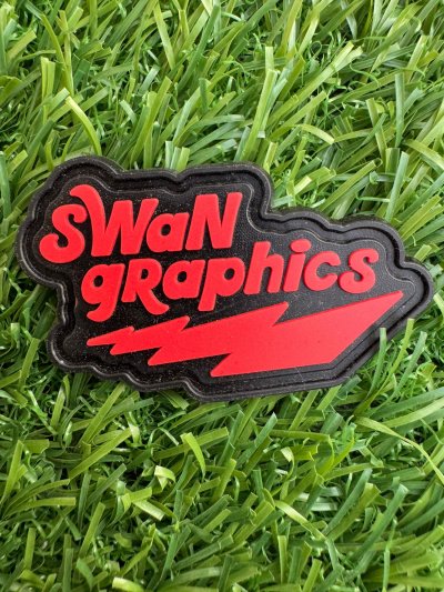 SWAN GRAPHICS  Rubber PVC Patch