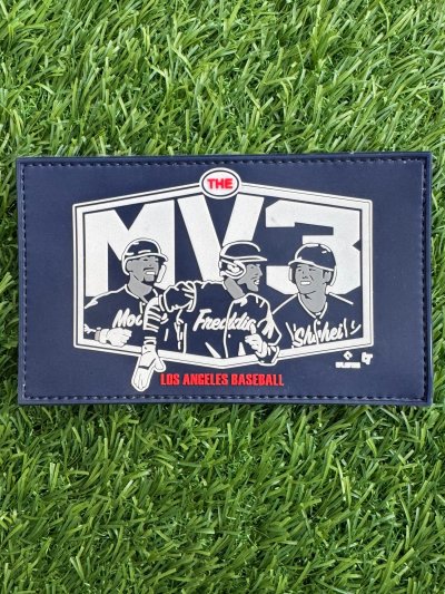LA BASEBALL Rubber PVC Patch