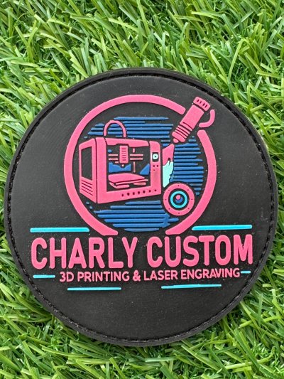 CHARLY CUSTOM Rubber PVC Patch
