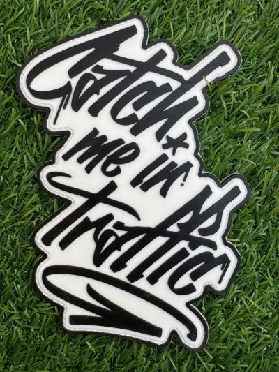 CATCH IN TRAFFIC Rubber PVC Patch 